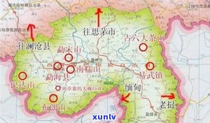 普洱茶山分布图高清：云南普洱茶山地图全览