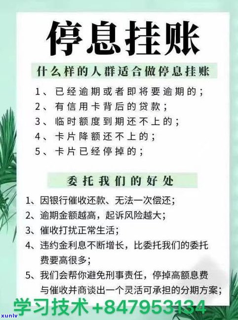 安逸花可以停息挂账吗-停息挂账的好处和危害