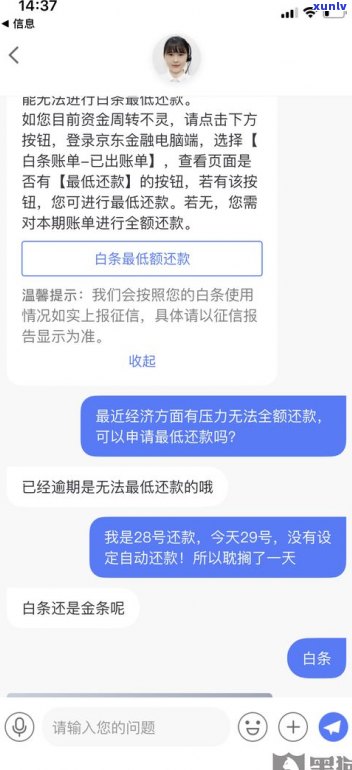 京东白条还款宽限期：逾期一天有何结果？