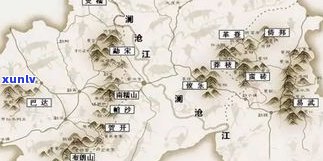 普洱古树茶分布地图及产区高清图