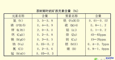 探究普洱茶里茶元素含量：高吗？占比多少？都含有哪些元素？