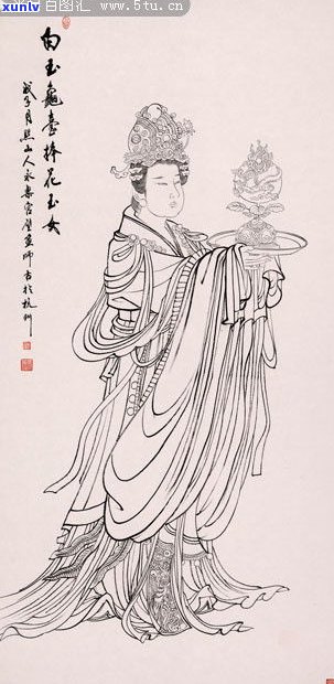 玉石山子线描-玉石山子线描图片