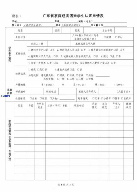 家里欠债10万算经济困难吗-家庭经济困难学生认定申请表