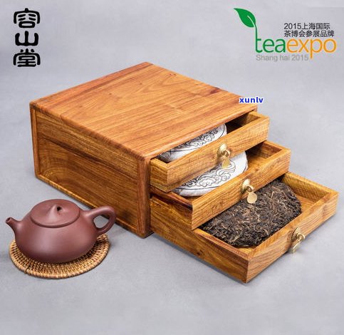 实木普洱茶饼茶盒图片大全：高清欣赏与木质选择