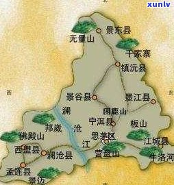 普洱茶各大茶山分布图：高清名山全览