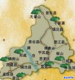 普洱茶四大产区分布图：高清最新全貌