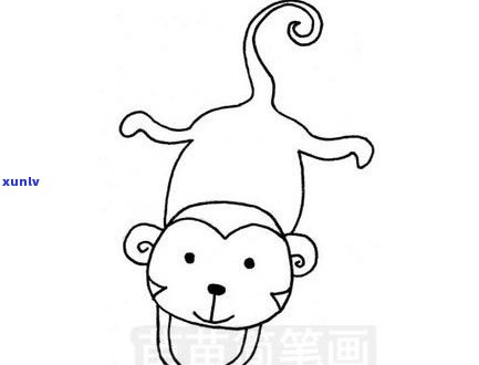 猴子图片国画大全：简单易学的简笔画教程