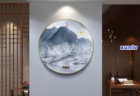 玄关玉石山水-玄关玉石山水工艺品摆件效果图