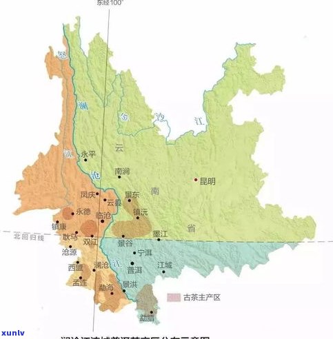 云南省普洱茶产地及著名产区分布全揭秘